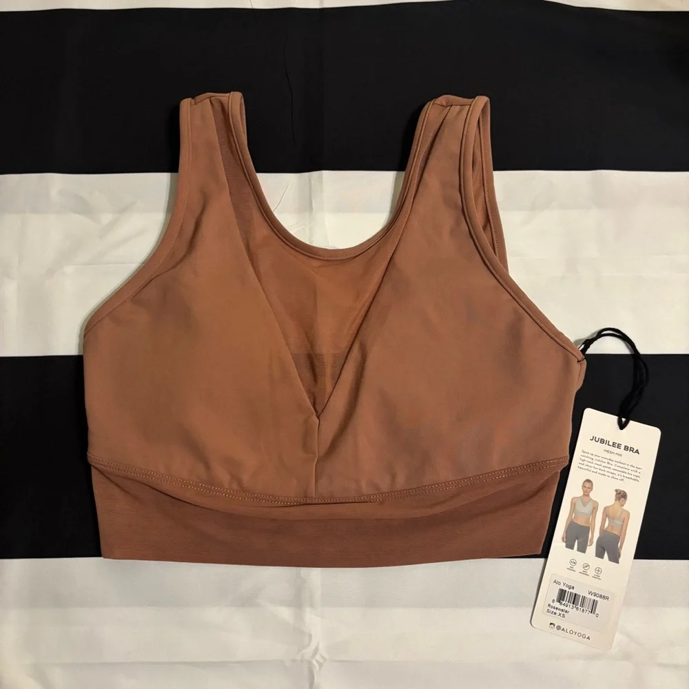 BNWT ALO Yoga Jubilee Bra Mesh Mix XS